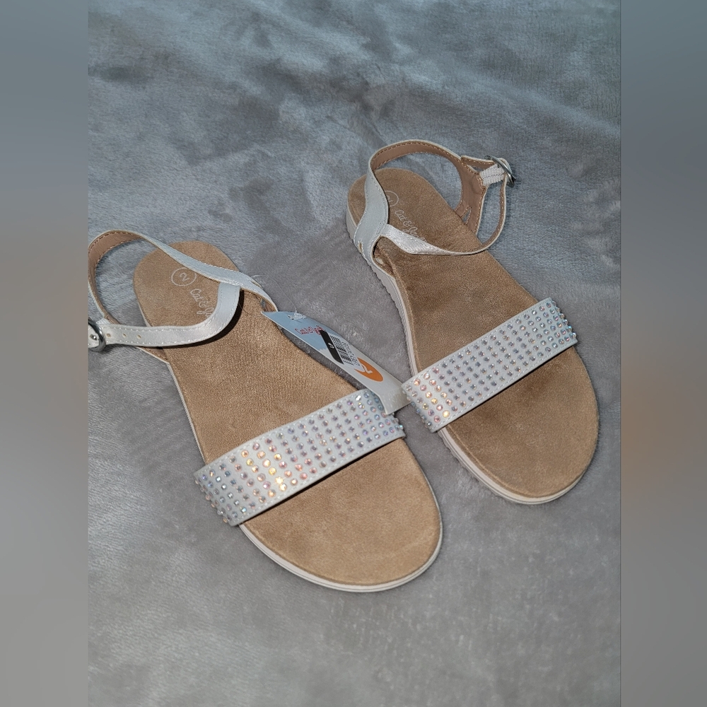 Cat & Jack Kid's Kayla Rhinestone Sandles